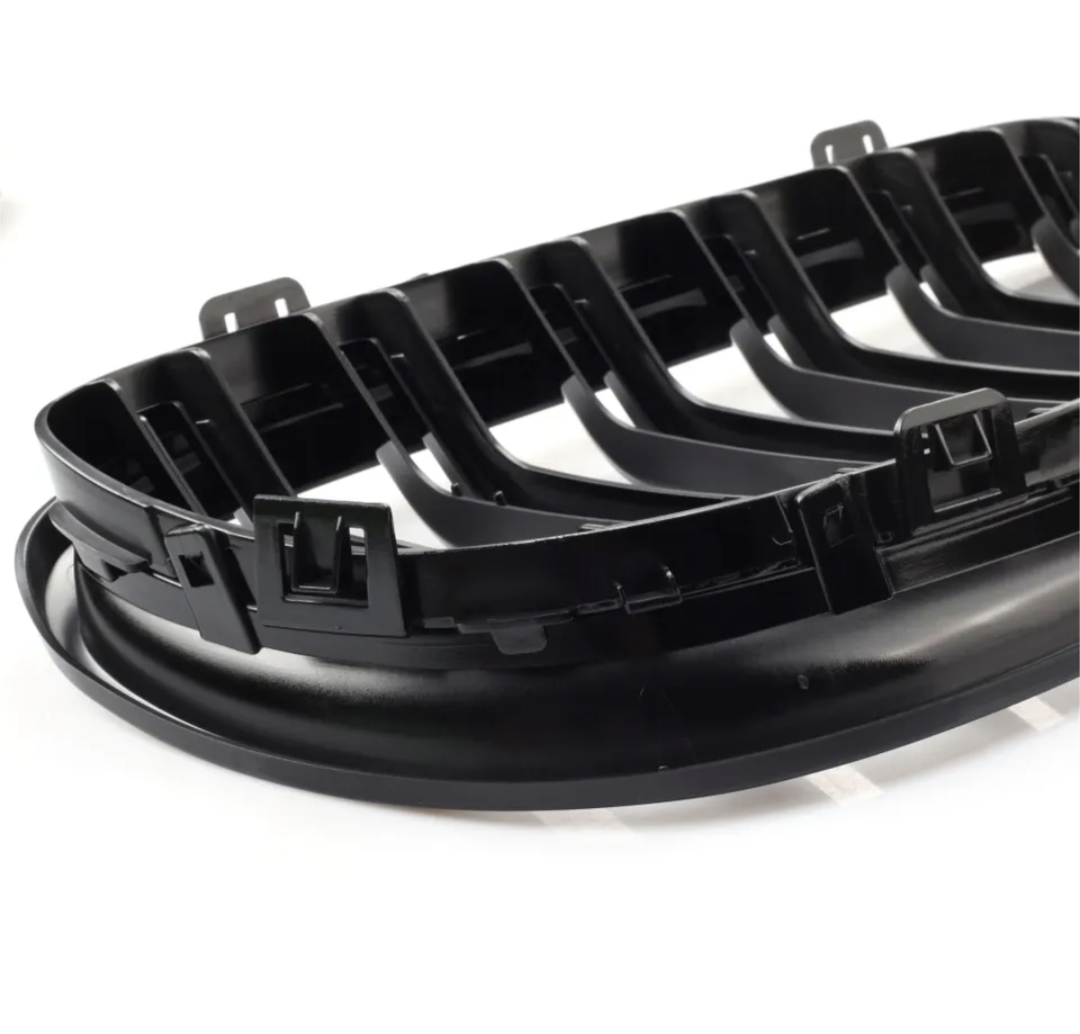 Black Front Kidney Grilles M3-look for BMW 3 Series E90 E91 (2006 to 2012)