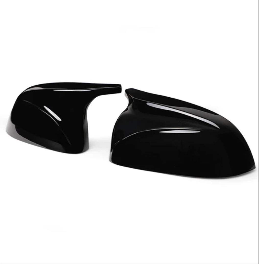 BMW M-look glossy black mirror caps for BMW X7 G07 - 2019 to 2025