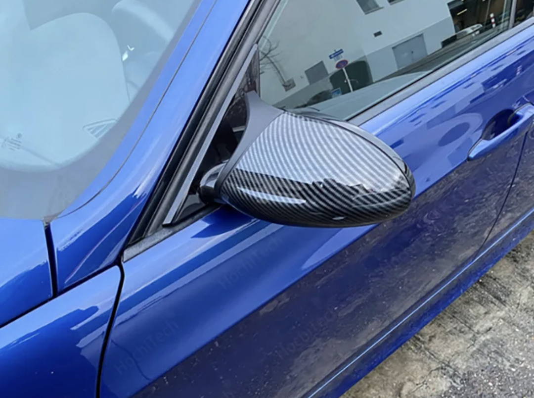 BMW M Carbon-look Mirror Caps for BMW 3 Series E90 E91 E92 E93 - 2006 to 2012