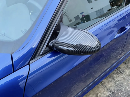 BMW M Carbon-look Mirror Caps for BMW 3 Series E90 E91 E92 E93 - 2006 to 2012