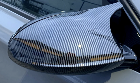 BMW M Carbon-look Mirror Caps for BMW 3 Series E90 E91 E92 E93 - 2006 to 2012