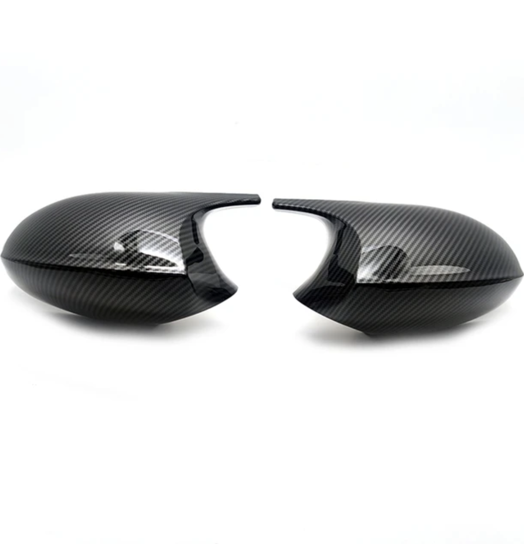 BMW M Carbon-look Mirror Caps for BMW 3 Series E90 E91 E92 E93 - 2006 to 2012
