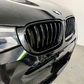 BMW X4 F26 black front grilles M-look (2014 to 2018)