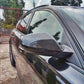 Carbon look mirror caps for Audi A6 C7 (2010 to 2018)