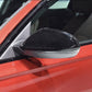Glossy black mirror caps for Audi A6 C7 (2010 to 2018)