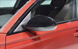 Glossy black mirror caps for Audi A6 C7 (2010 to 2018) Audi Euro Premium Parts