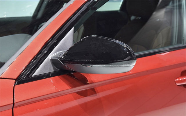 Glossy black mirror caps for Audi A6 C7 (2010 to 2018) Audi Euro Premium Parts