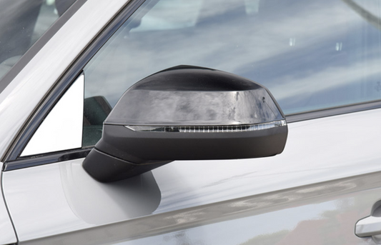 Glossy black mirror caps for Audi Q5 II (2018 to 2024)