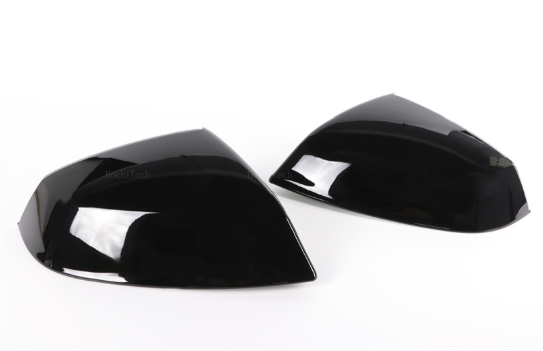 Glossy black mirror caps for Audi Q7 II (2016 to 2024)