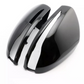 Glossy black mirror caps for Mercedes C-Class W205 (2010 to 2018)