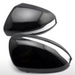 Glossy black mirror caps for Mercedes C-Class W205 (2010 to 2018)