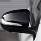 Glossy black mirror caps for Mercedes C-Class W205 (2010 to 2018)