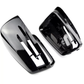Glossy black mirror caps for Mercedes CLA C117 (2014 to 2018)