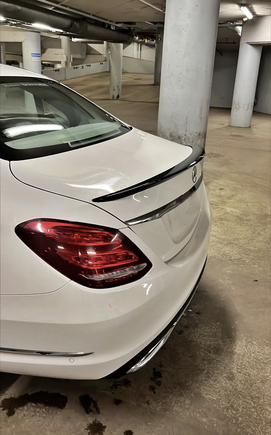 AMG Type Mercedes C-Class Rear Spoiler W205 (2014 to 2021)