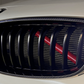 Front Grille Red V-Brace Trim Cover for BMW F-Series 2 / 3 / 4 / 5 / 6 / 7 F22 F30 F32 G20 F10 F13 F01