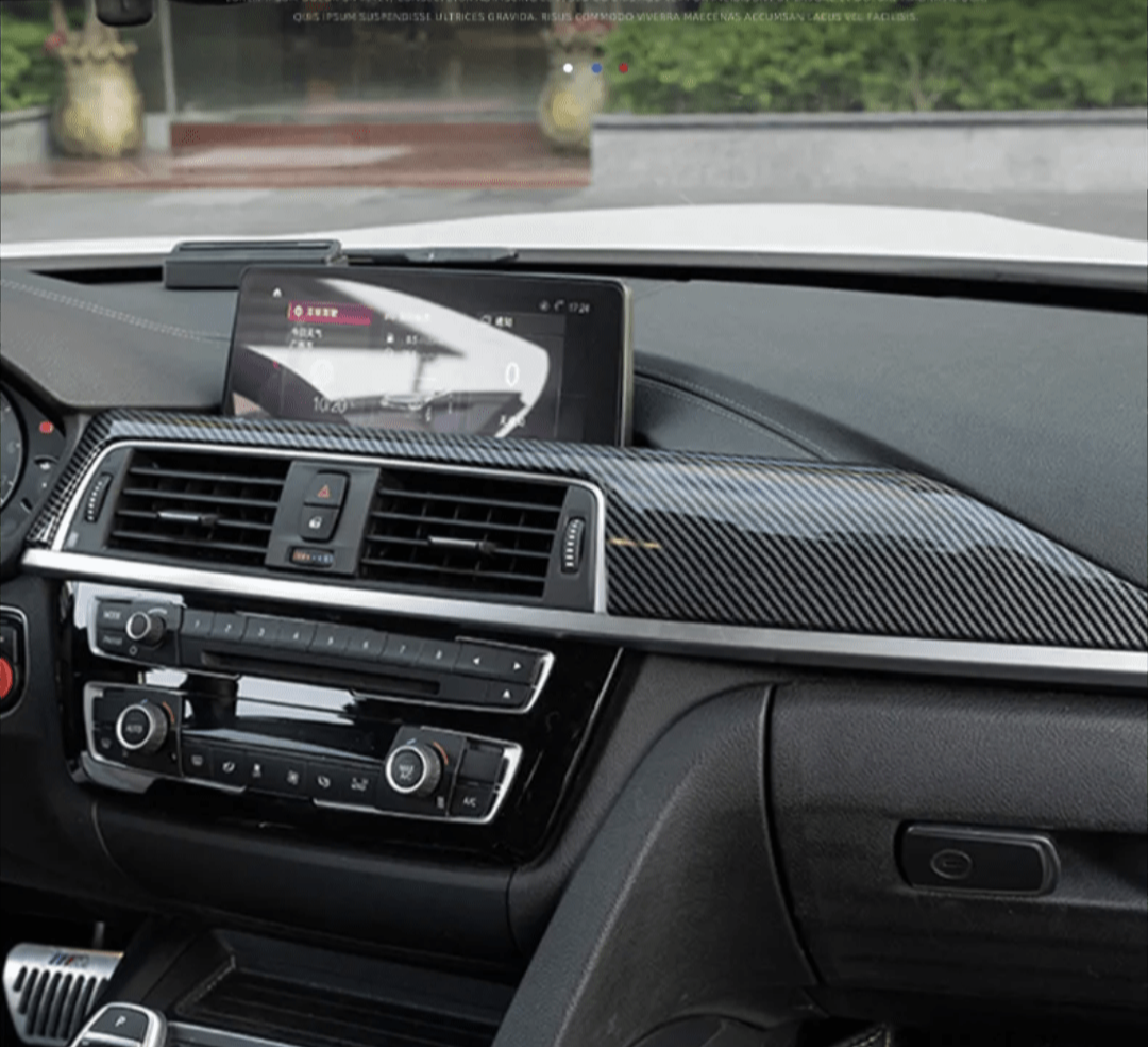BMW 3 Series F30 Carbon fiber interior trim - 2011 to 2020