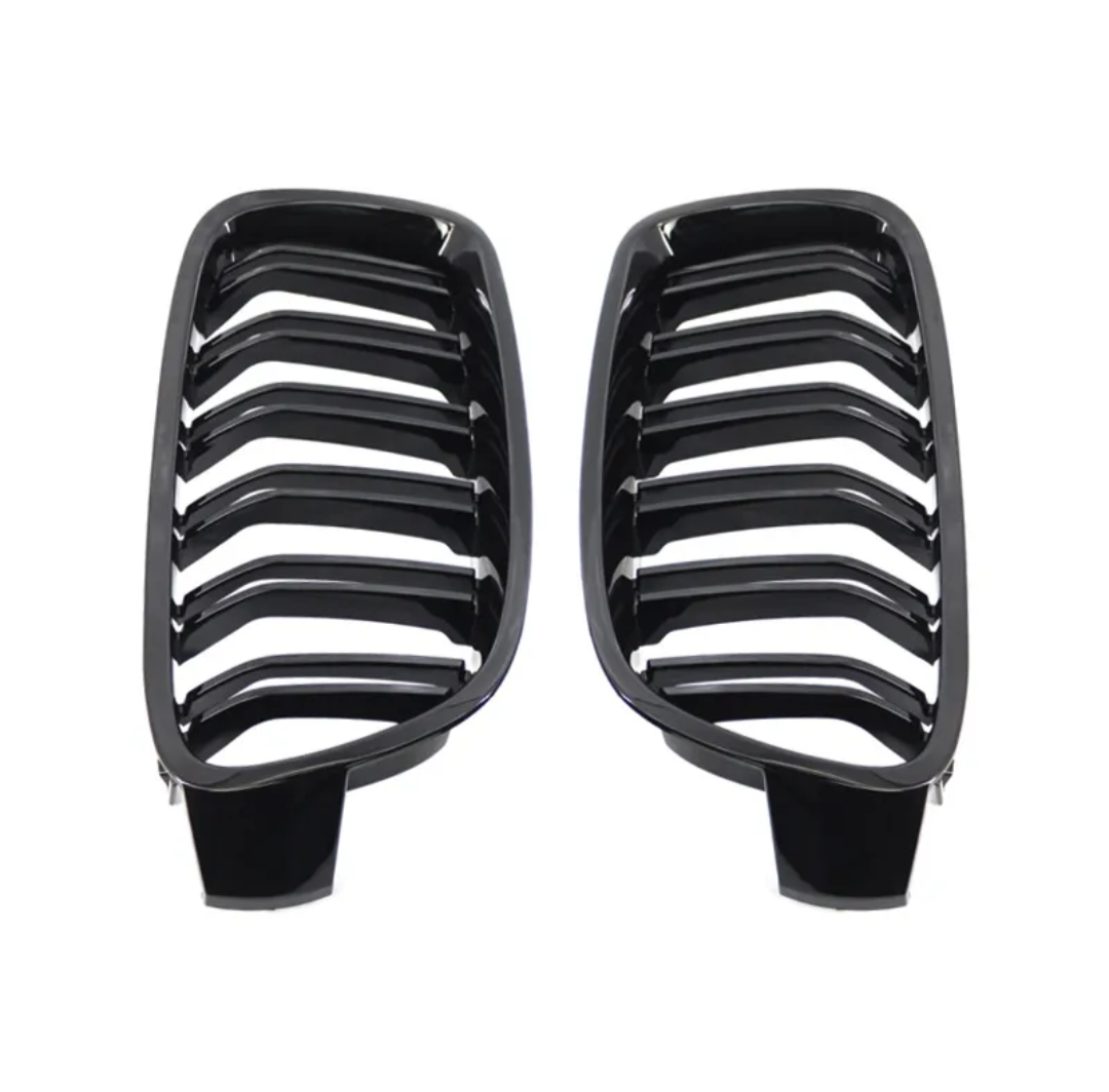 BMW 3 Series F30 Black Front Grilles (2011 to 2019)