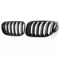 Black front grilles for BMW 3 Series E90 E91 M3-look - 2007 to 2014