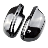 Glossy black mirror caps for Audi A6 C6 (2008 to 2010) Audi Euro Premium Parts Default Title
