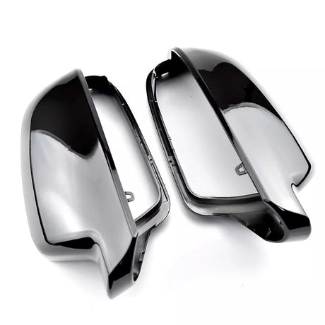 Glossy black mirror caps for Audi A4 B8 and B8.5 (2007 to 2016) Audi Euro Premium Parts