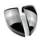 Glossy black mirror caps for Audi A3, S3 and RS3 8V (2012 to 2020)