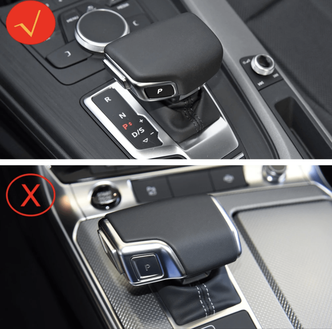 Carbon Fiber Auto Shifter knob trim for Audi A5 S5 RS5 B9 (2017 to 2023)