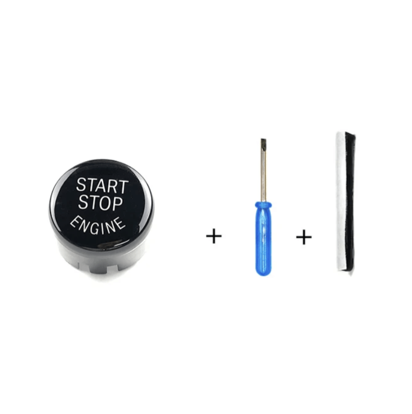 Push Start Stop button replacement for BMW 6 Series and M6 F12 F13 F16 (2011 to 2018) BMW Euro Premium Parts Black