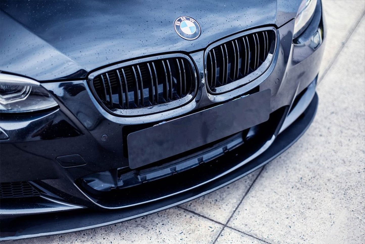Black Front Kidney Grilles M3-look for BMW 3 Series Coupe E92 E93 (2007 to 2014)