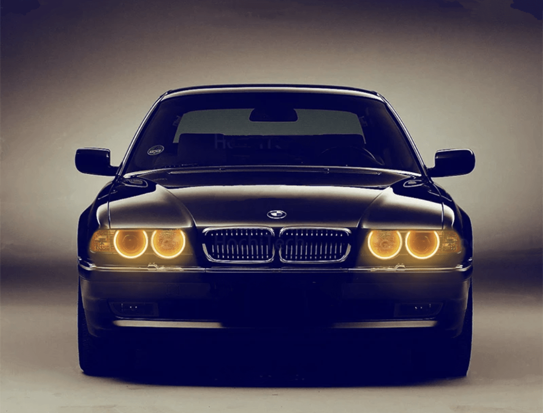 LED Angel Eyes Kit Headlights for BMW 7 Series E38 - 1994 to 2001 BMW Euro Premium Parts