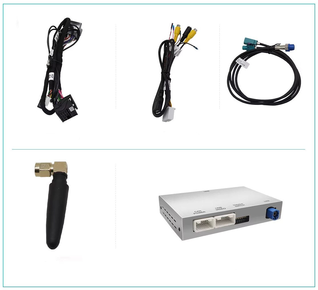 Wireless Apple CarPlay/AndroidAuto retrofit kit for Mercedes S-Class W221 (2006-2012)