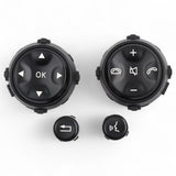 Steering Wheel Multifunction Buttons for Mercedes CL-Class C216 - 2007 to 2013 Euro Premium Parts Black Pre-facelift ('07 to '10)