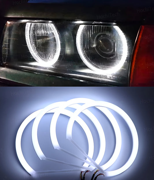 LED Angel Eyes Kit Headlights for BMW 3 Series E36 - '91 to '00
