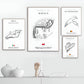 F1 car poster track of Suzuka, Japan | Wall art for your interior decoration
