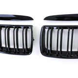Black Front Kidney Grilles M3-look for BMW 3 Series E90 E91 (2006 to 2012) BMW Euro Premium Parts