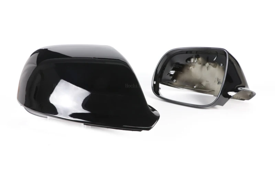 Glossy black mirror caps for Audi Q5 (2008 to 2017)