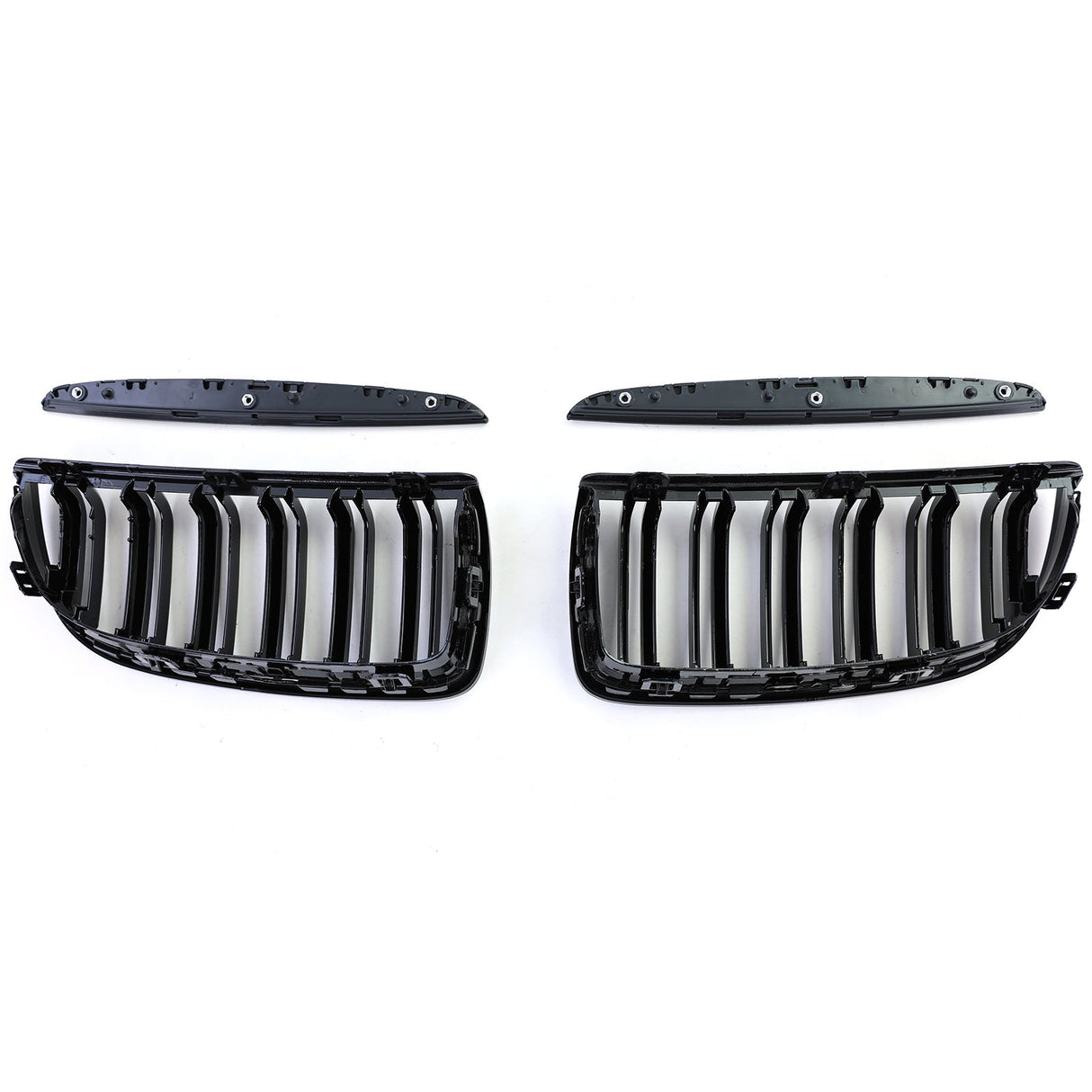 Black Front Kidney Grilles M3-look for BMW 3 Series E90 E91 (2006 to 2012) BMW Euro Premium Parts