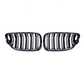 BMW 2 Series F22 black front kidney grilles (2014 to 2022)