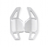 Performance steering wheel paddle shifters for Audi A6 and S6 C6 (2004 - 2011) Audi Euro Premium Parts Silver