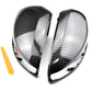 Carbon look mirror caps for Mercedes E-Class W213 (2015 to 2024)