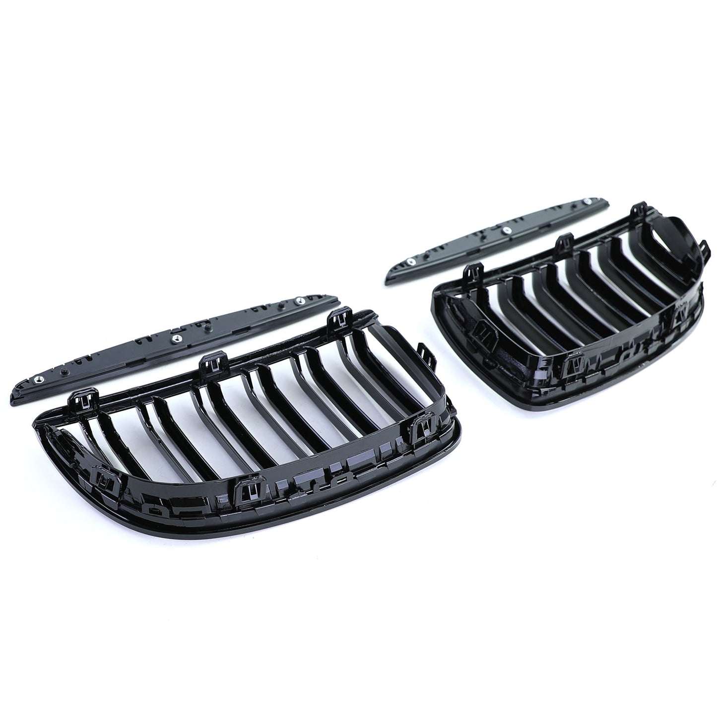 Black Front Kidney Grilles M3-look for BMW 3 Series E90 E91 (2006 to 2012)