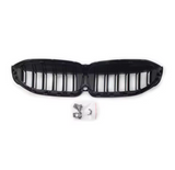 Black front kidney grilles M3 Competition-look for BMW 3 Series G20 (2019 to 2022) BMW Euro Premium Parts