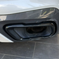 Glossy black sport exhaust tips for BMW X6 G06 - 2018 to 2023