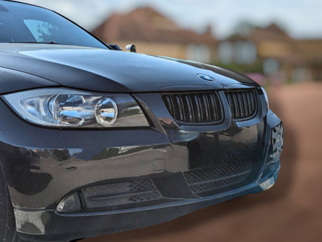 Black Front Kidney Grilles M3-look for BMW 3 Series E90 E91 (2006 to 2012) BMW Euro Premium Parts
