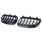 Black Front Kidney Grilles M3-look for BMW 3 Series Coupe E92 E93 (2007 to 2014)