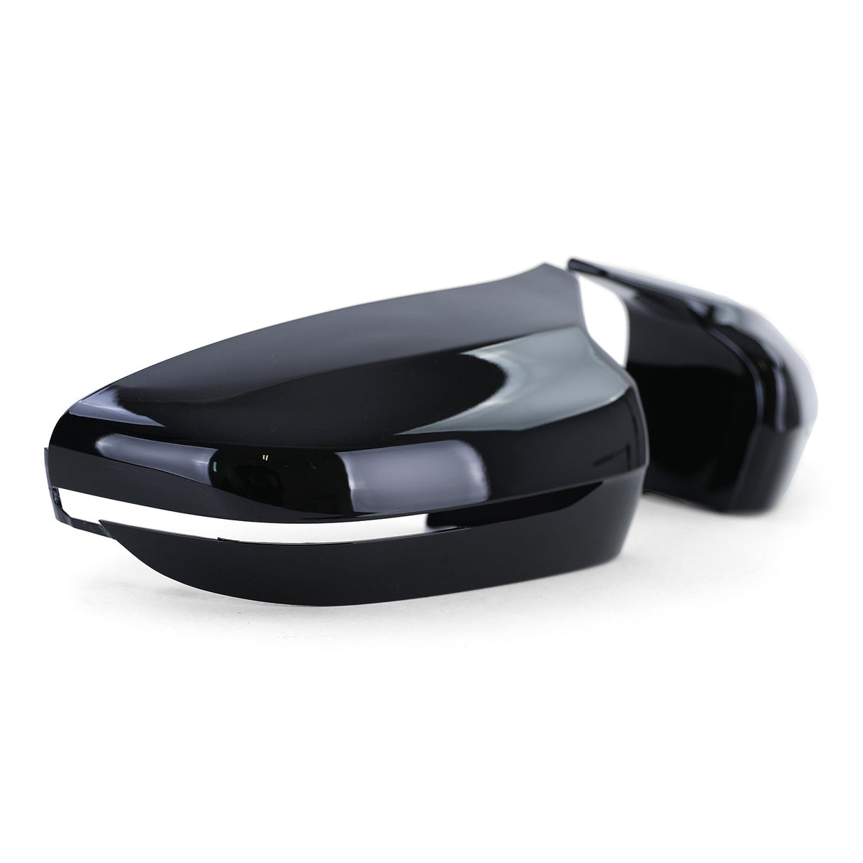 BMW 3 Series G30 M5-look Glossy Black Side Mirror Caps - 2018 to 2022 BMW Euro Premium Parts
