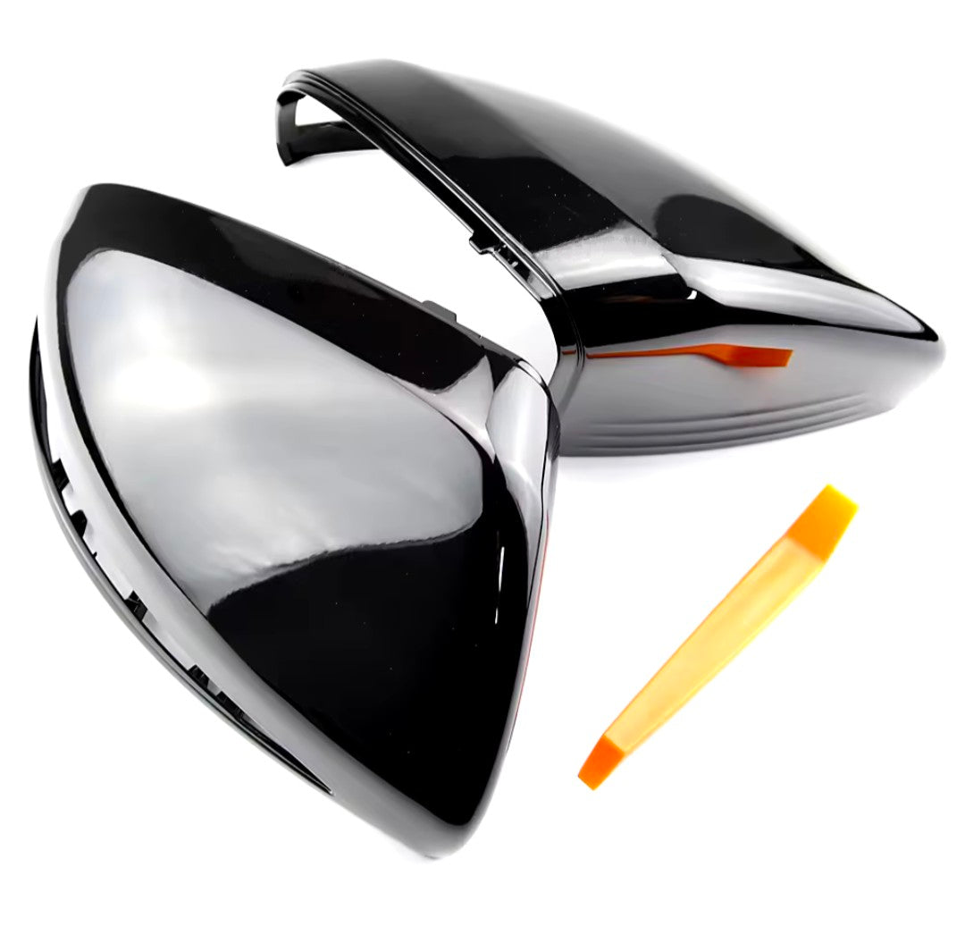 Glossy black side mirror caps for Mercedes GLC X253 (2015 to 2022) Mercedes-Benz Euro Premium Parts