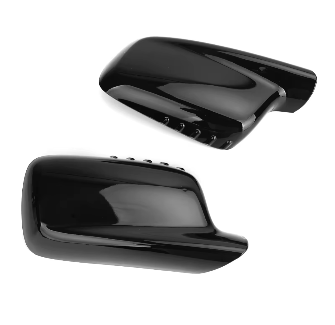 Glossy black mirror caps for BMW 7 Series E65 - 2001 to 2009 BMW Euro Premium Parts