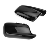 Glossy black mirror caps for BMW 7 Series E65 - 2001 to 2009 BMW Euro Premium Parts