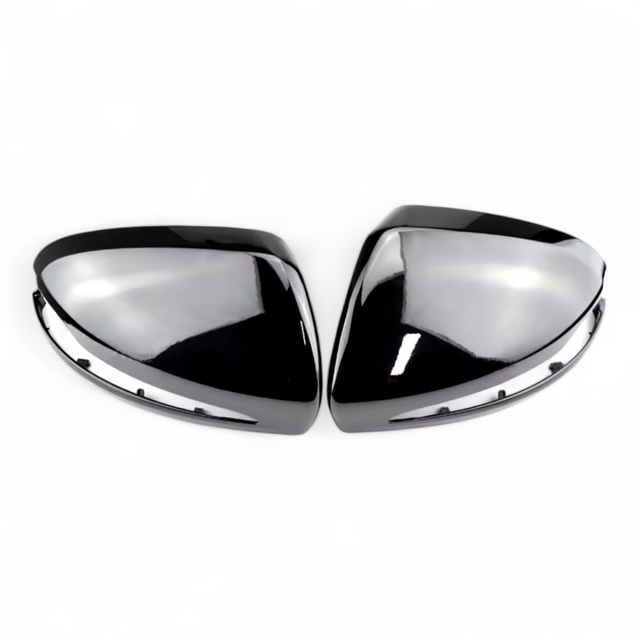 Glossy black mirror caps for Mercedes C-Class W205 (2010 to 2018) Mercedes-Benz Euro Premium Parts