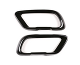 Glossy black sport exhaust tailpipes for BMW X5 G05 - 2018 to 2023 BMW Euro Premium Parts